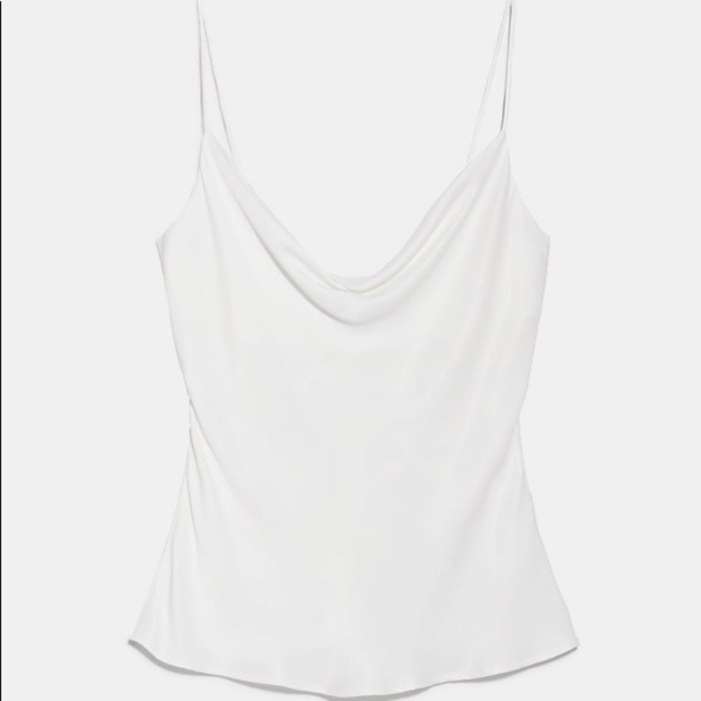 Zara Satin effect top
